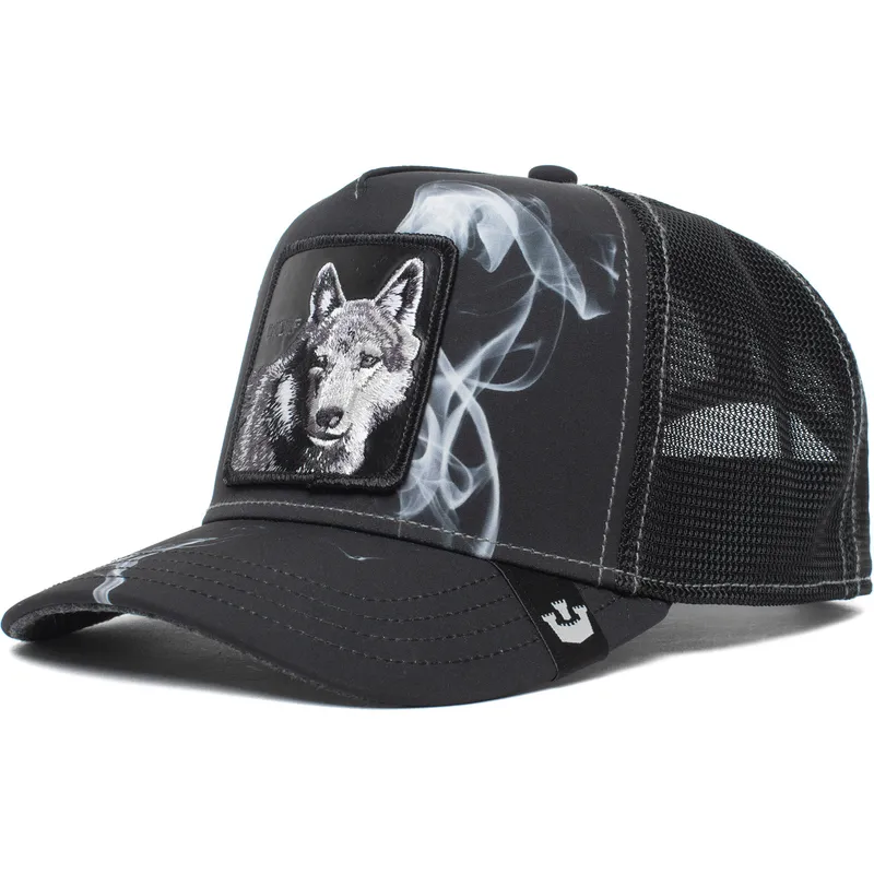 petten-gebogen-zwart-snapback-wolf-asphalt-jungle-the-farm-van-goorin-bros petten-gebogen-zwart-snapback-wolf-asphalt-jungle-the-farm-van-goorin-bros