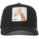 petten-gebogen-zwart-snapback-high-the-giraffe-the-farm-van-goorin-bros