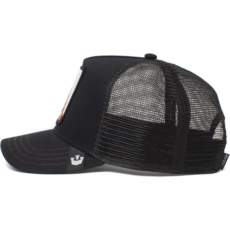 petten-gebogen-zwart-snapback-high-the-giraffe-the-farm-van-goorin-bros