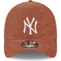 petten-gebogen-bruin-fitted-39thirty-cord-van-new-york-yankees-mlb-van-new-era