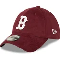 petten-gebogen-rood-fitted-39thirty-cord-van-boston-red-sox-mlb-van-new-era