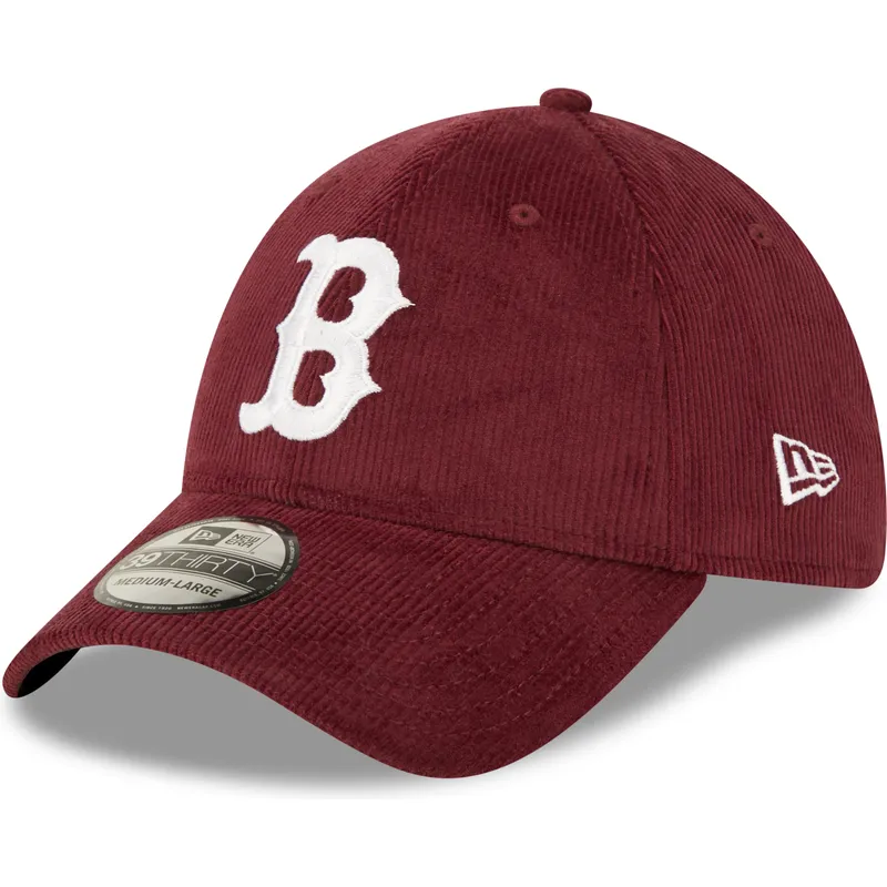 petten-gebogen-rood-fitted-39thirty-cord-van-boston-red-sox-mlb-van-new-era petten-gebogen-rood-fitted-39thirty-cord-van-boston-red-sox-mlb-van-new-era