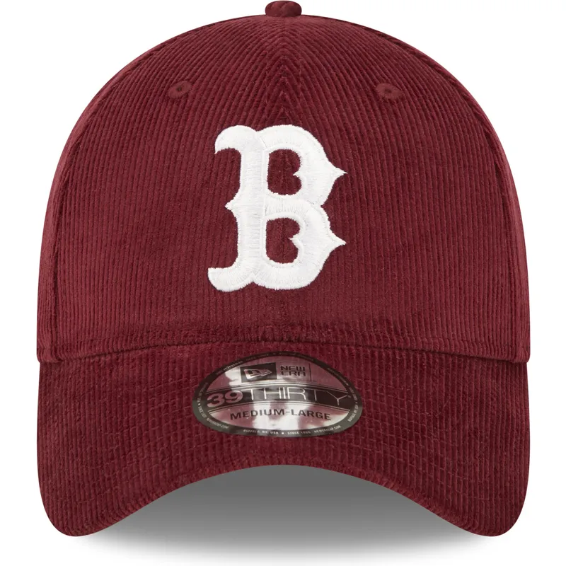 petten-gebogen-rood-fitted-39thirty-cord-van-boston-red-sox-mlb-van-new-era petten-gebogen-rood-fitted-39thirty-cord-van-boston-red-sox-mlb-van-new-era