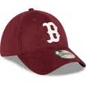 petten-gebogen-rood-fitted-39thirty-cord-van-boston-red-sox-mlb-van-new-era