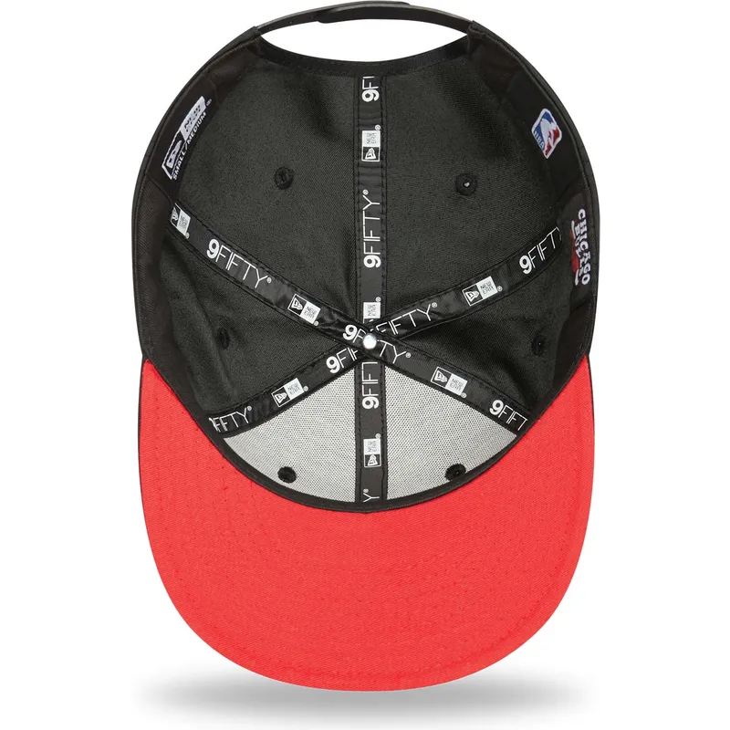 petten-plat-zwart-snapback-9fifty-neon-pack-van-chicago-bulls-nba-van-new-era