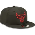 petten-plat-zwart-snapback-9fifty-neon-pack-van-chicago-bulls-nba-van-new-era