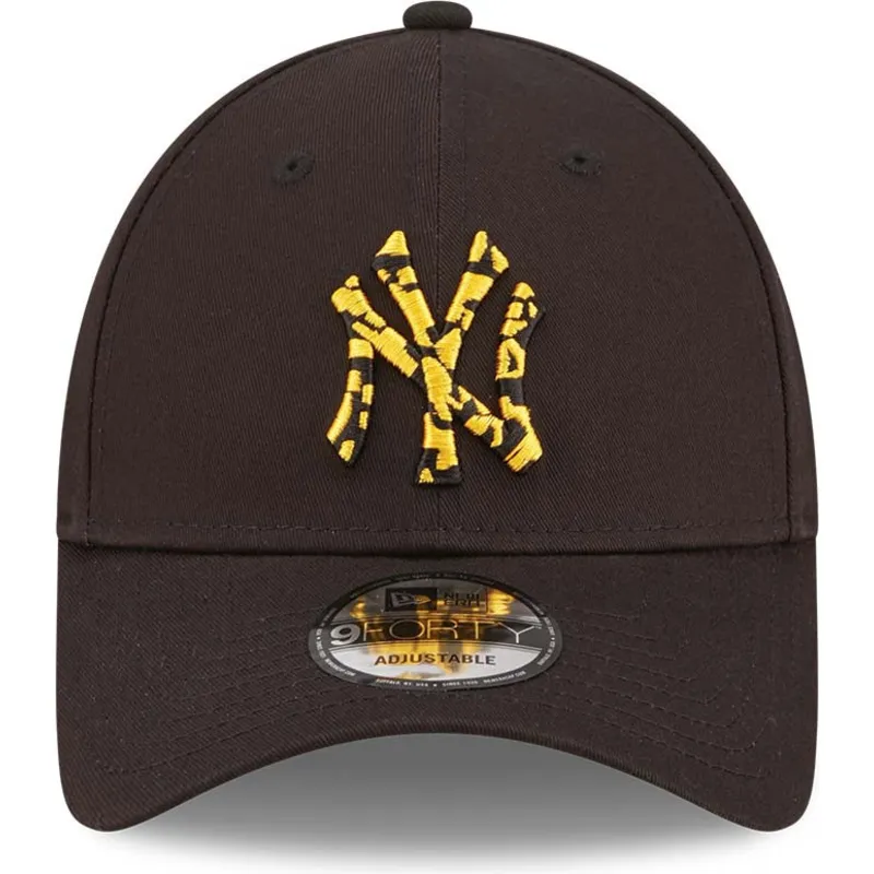 petten-gebogen-zwart-verstelbaar-9forty-seasonal-infill-van-new-york-yankees-mlb-van-new-era