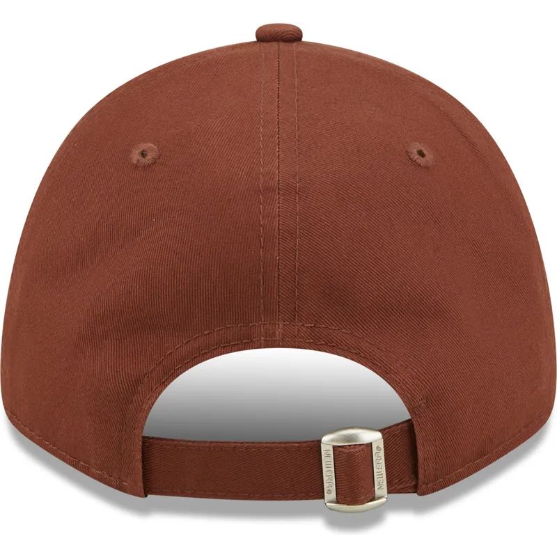 petten-gebogen-bruin-verstelbaar-9forty-league-essential-van-new-york-yankees-mlb-van-new-era