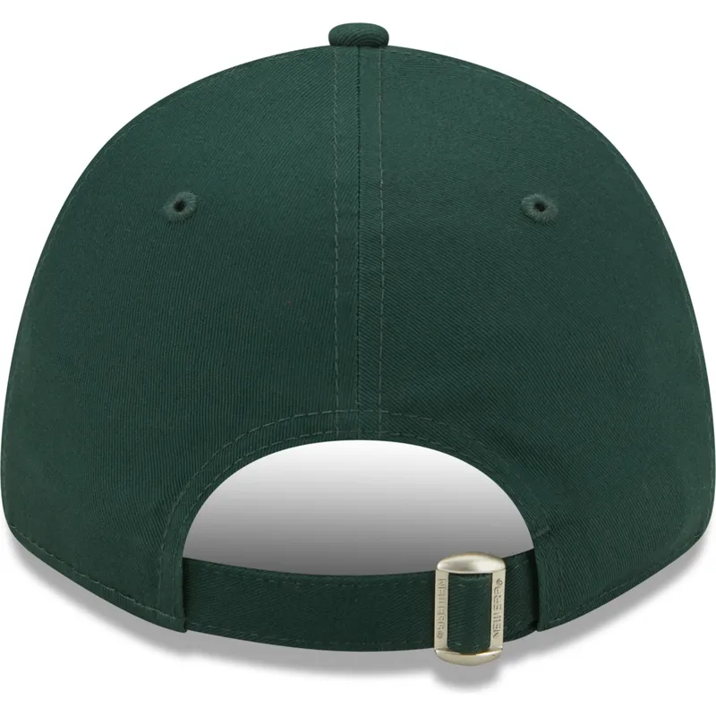 petten-gebogen-groen-verstelbaar-9forty-league-essential-van-los-angeles-dodgers-mlb-van-new-era