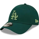petten-gebogen-groen-verstelbaar-9forty-seasonal-infill-van-los-angeles-dodgers-mlb-van-new-era