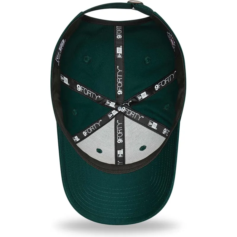 petten-gebogen-groen-verstelbaar-9forty-seasonal-infill-van-los-angeles-dodgers-mlb-van-new-era