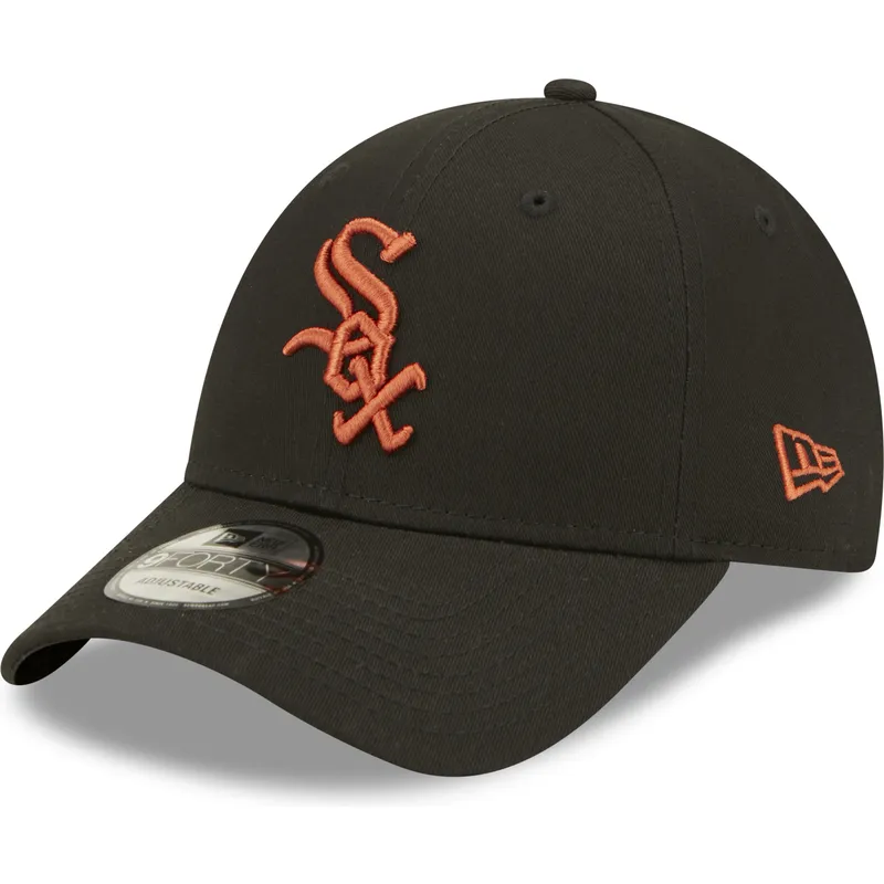 petten-gebogen-zwart-verstelbaar-9forty-league-essential-van-chicago-white-sox-mlb-van-new-era