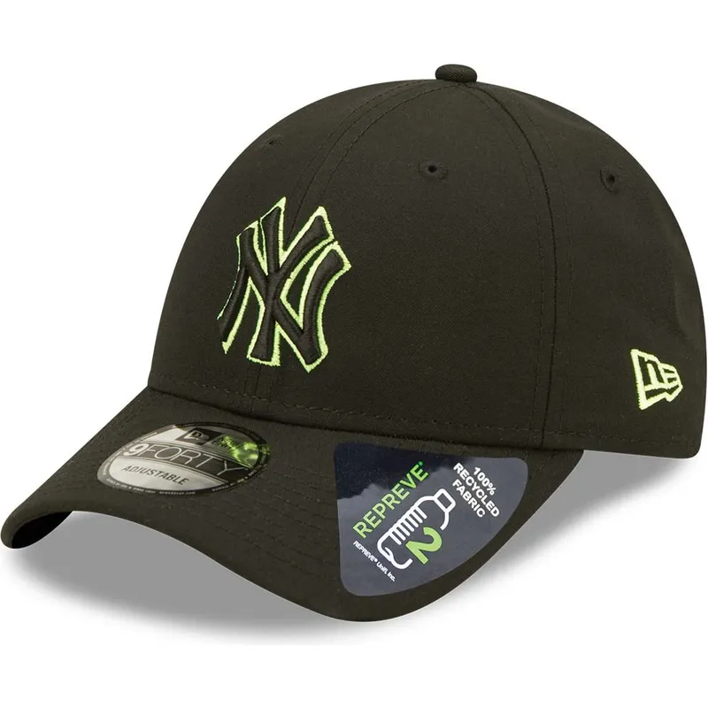 petten-gebogen-zwart-snapback-9forty-neon-pack-repreve-van-new-york-yankees-mlb-van-new-era petten-gebogen-zwart-snapback-9forty-neon-pack-repreve-van-new-york-yankees-mlb-van-new-era