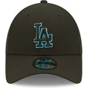 petten-gebogen-zwart-snapback-9forty-neon-pack-repreve-van-los-angeles-dodgers-mlb-van-new-era