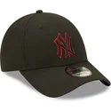 petten-gebogen-zwart-snapback-9forty-neon-pack-repreve-van-new-york-yankees-mlb-van-new-era