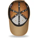 petten-gebogen-bruin-verstelbaar-9forty-the-league-melton-wool-van-new-york-yankees-mlb-van-new-era