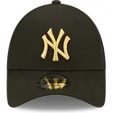 petten-gebogen-zwart-verstelbaar-dorado-9forty-metallic-van-new-york-yankees-mlb-van-new-era