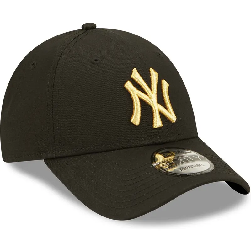 petten-gebogen-zwart-verstelbaar-dorado-9forty-metallic-van-new-york-yankees-mlb-van-new-era petten-gebogen-zwart-verstelbaar-dorado-9forty-metallic-van-new-york-yankees-mlb-van-new-era