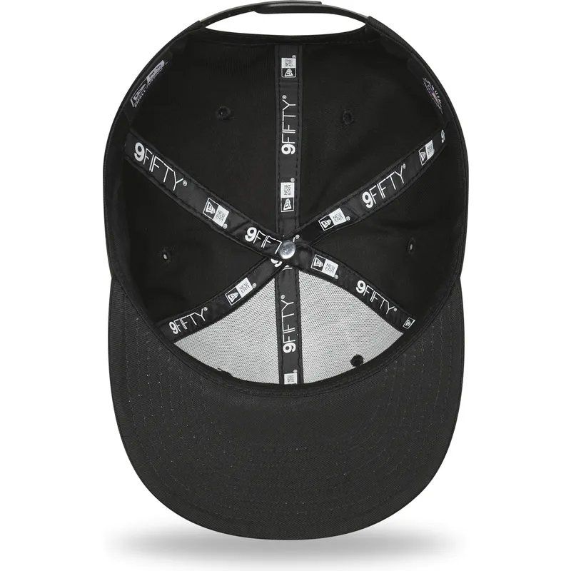 petten-plat-zwart-snapback-9fifty-league-essential-van-new-york-yankees-mlb-van-new-era