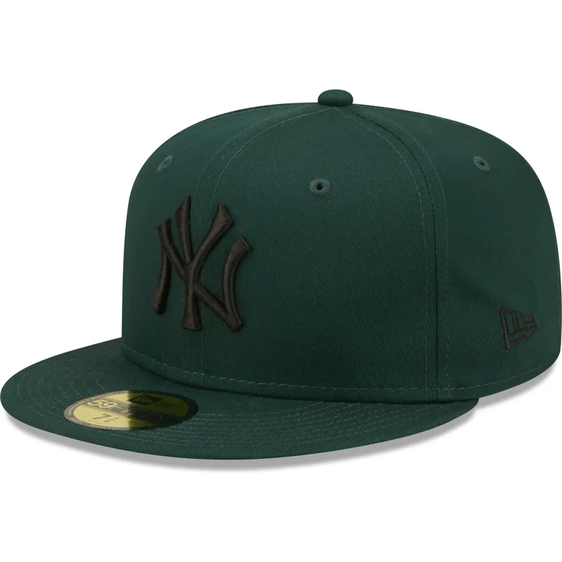 petten-plat-groen-fitted-59fifty-league-essential-van-new-york-yankees-mlb-van-new-era petten-plat-groen-fitted-59fifty-league-essential-van-new-york-yankees-mlb-van-new-era