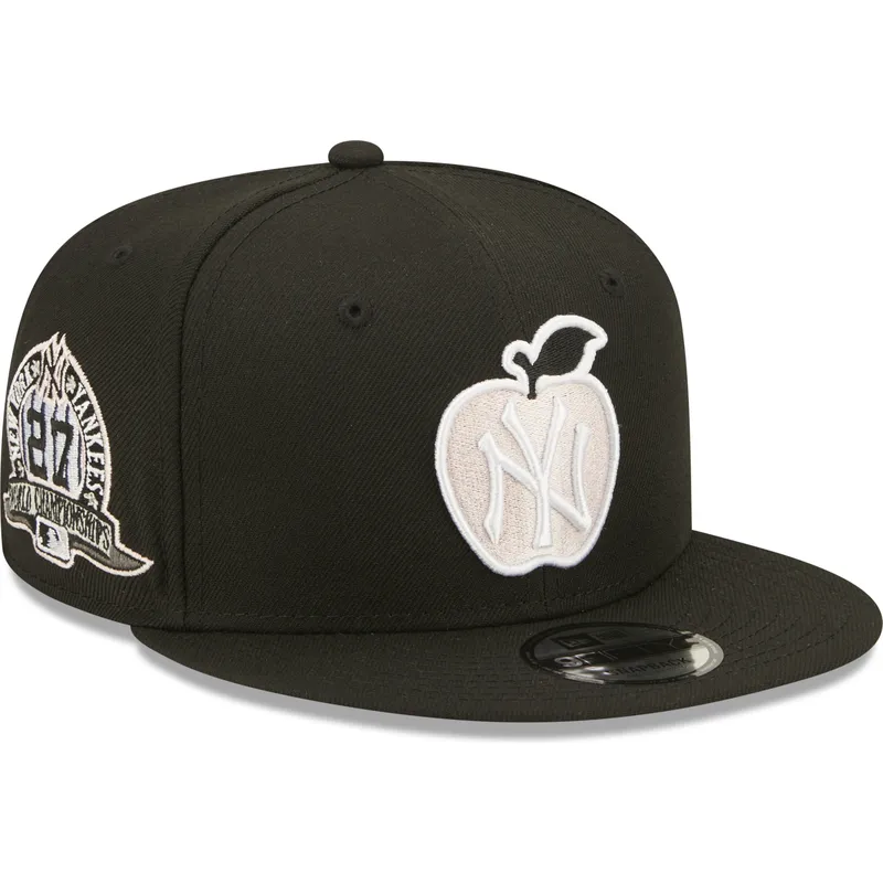 petten-plat-zwart-snapback-9fifty-ny-apple-van-new-york-yankees-mlb-van-new-era