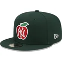 petten-plat-groen-snapback-9fifty-ny-apple-van-new-york-yankees-mlb-van-new-era