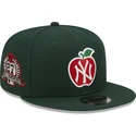petten-plat-groen-snapback-9fifty-ny-apple-van-new-york-yankees-mlb-van-new-era
