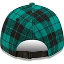 petten-gebogen-groen-verstelbaar-9forty-plaid-van-los-angeles-dodgers-mlb-van-new-era