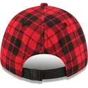 petten-gebogen-rood-verstelbaar-9forty-plaid-van-boston-red-sox-mlb-van-new-era