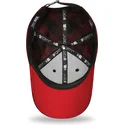petten-gebogen-rood-verstelbaar-9forty-plaid-van-boston-red-sox-mlb-van-new-era