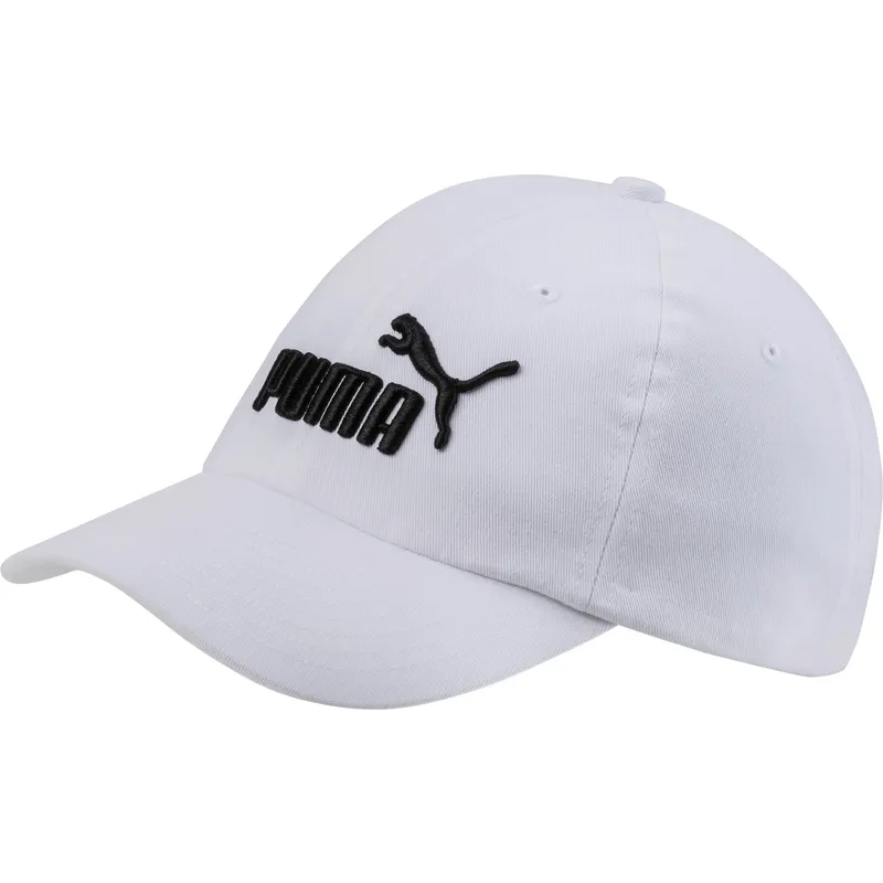 petten-gebogen-wit-verstelbaar-voor-kinderen-essentials-van-puma