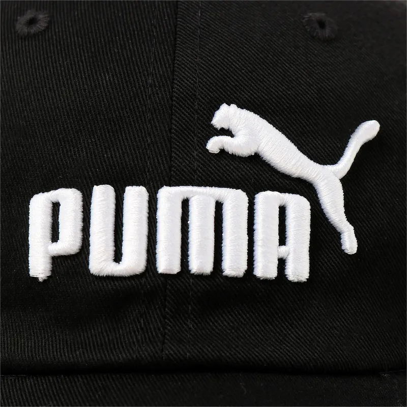 petten-gebogen-zwart-verstelbaar-voor-kinderen-essentials-van-puma