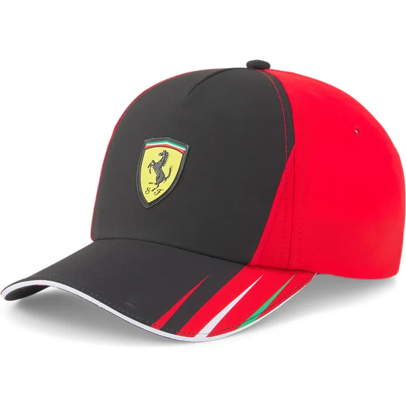 petten-gebogen-zwart-snapback-sf-team-van-ferrari-formula-1-van-puma