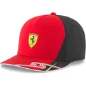 petten-gebogen-rood-snapback-sf-carlos-sainz-van-ferrari-formula-1-van-puma
