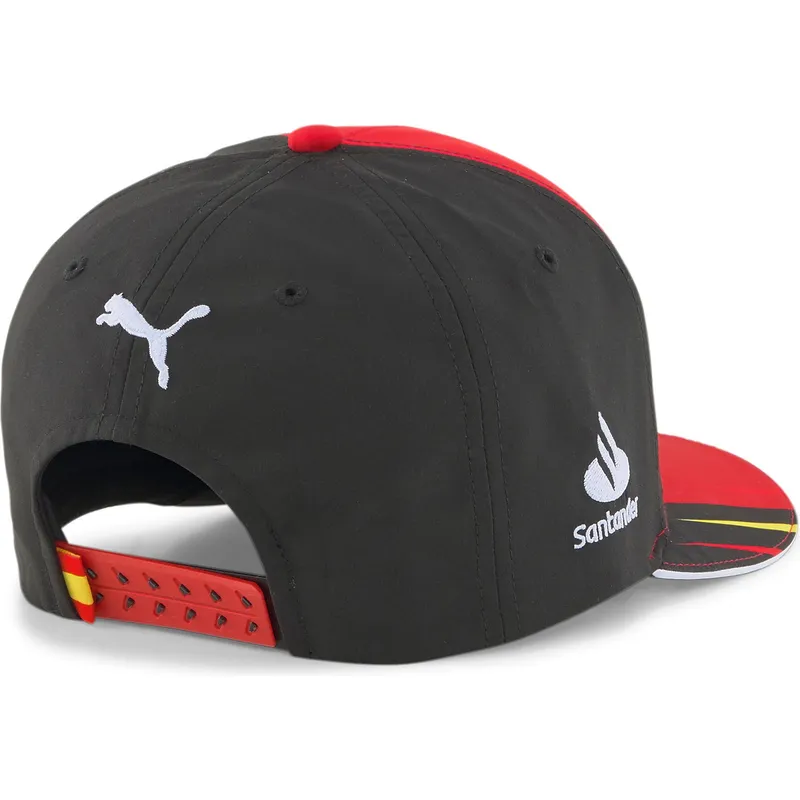 petten-gebogen-rood-snapback-sf-carlos-sainz-van-ferrari-formula-1-van-puma