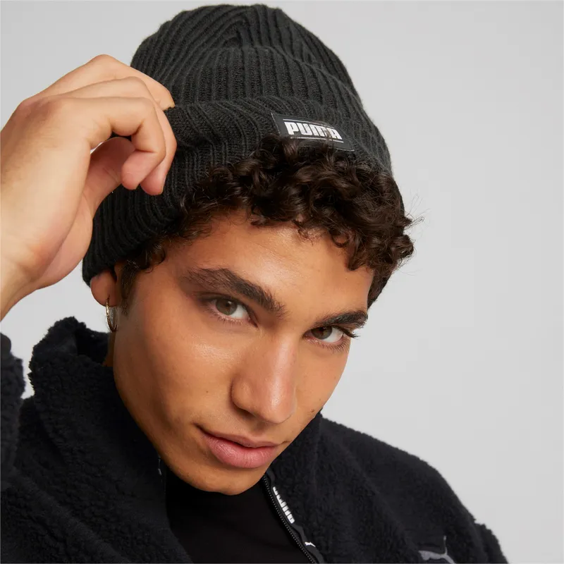 mutsen-zwart-ribbed-classic-cuff-van-puma mutsen-zwart-ribbed-classic-cuff-van-puma