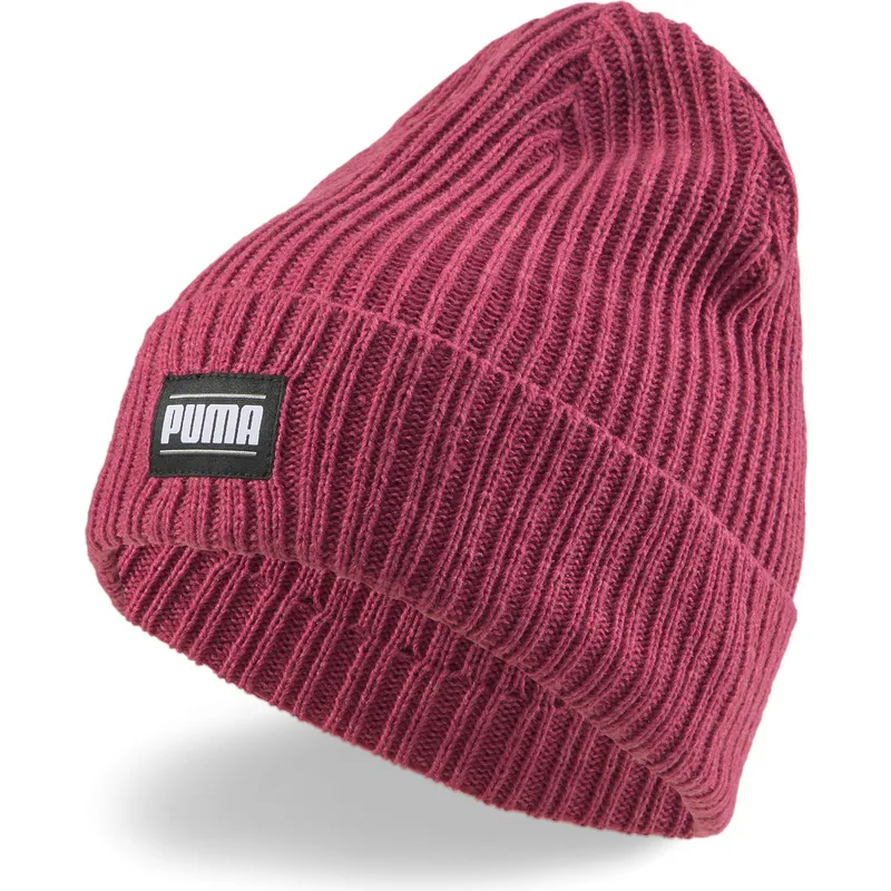 mutsen-rood-ribbed-classic-cuff-van-puma