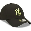 petten-gebogen-zwart-verstelbaar-9forty-league-essential-van-new-york-yankees-mlb-van-new-era