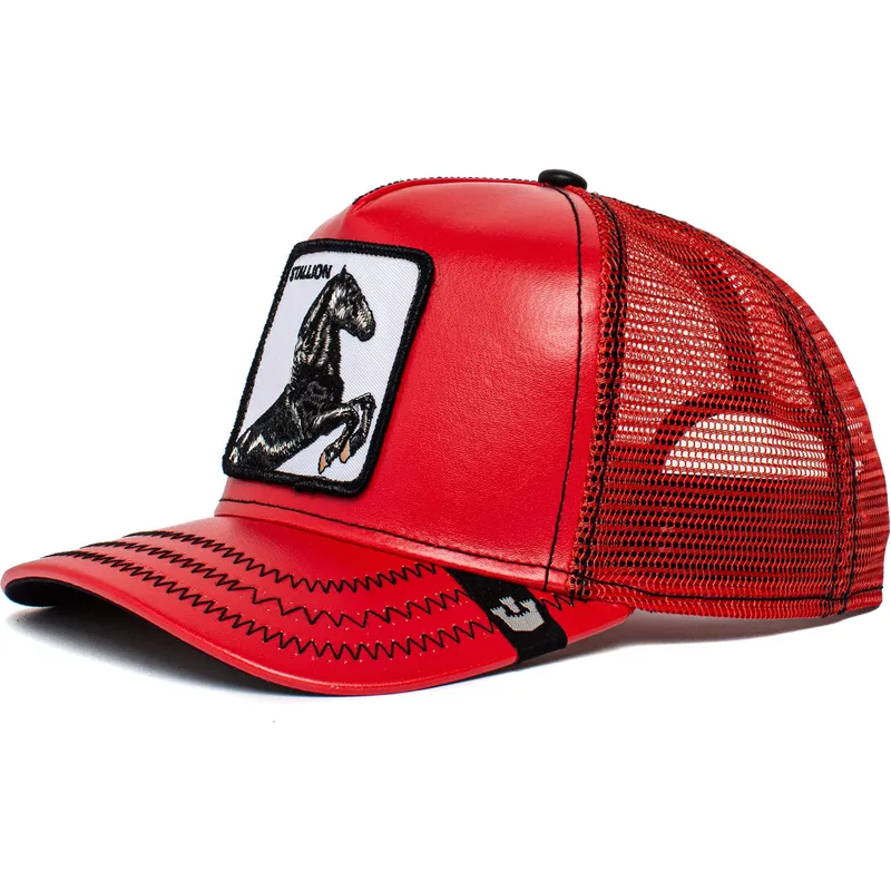 petten-gebogen-rood-snapback-stallion-cherry-mustang-the-farm-van-goorin-bros petten-gebogen-rood-snapback-stallion-cherry-mustang-the-farm-van-goorin-bros