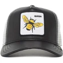 petten-gebogen-zwart-snapback-queen-hive-boss-the-farm-van-goorin-bros