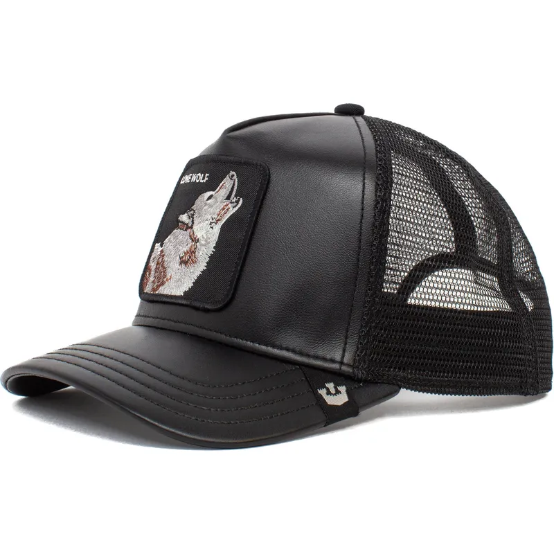 petten-gebogen-zwart-snapback-lone-wolf-pack-boss-the-farm-van-goorin-bros petten-gebogen-zwart-snapback-lone-wolf-pack-boss-the-farm-van-goorin-bros