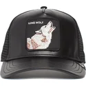 petten-gebogen-zwart-snapback-lone-wolf-pack-boss-the-farm-van-goorin-bros