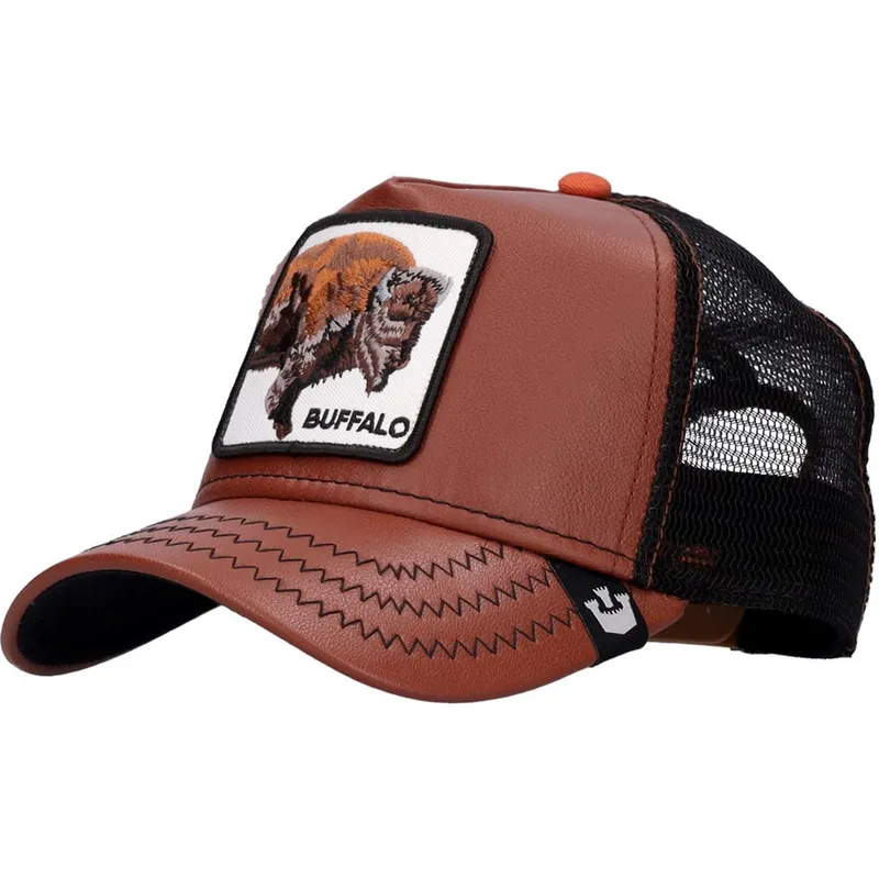 petten-gebogen-bruin-snapback-buffalo-caulk-the-wagon-the-farm-van-goorin-bros