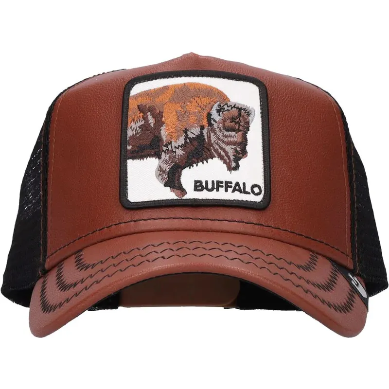 petten-gebogen-bruin-snapback-buffalo-caulk-the-wagon-the-farm-van-goorin-bros