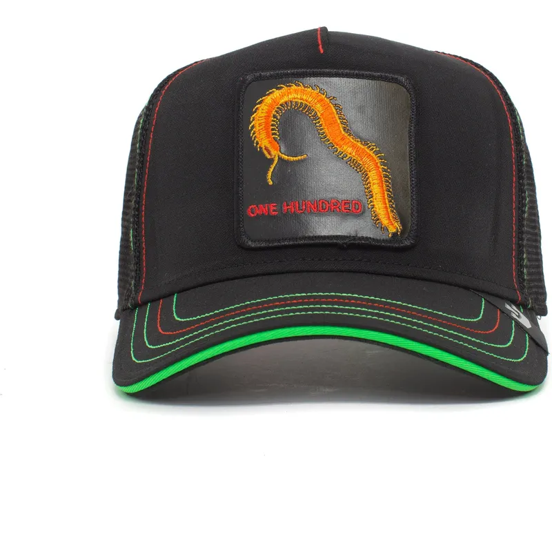 petten-gebogen-zwart-snapback-one-hundred-bug-blaster-the-farm-van-goorin-bros