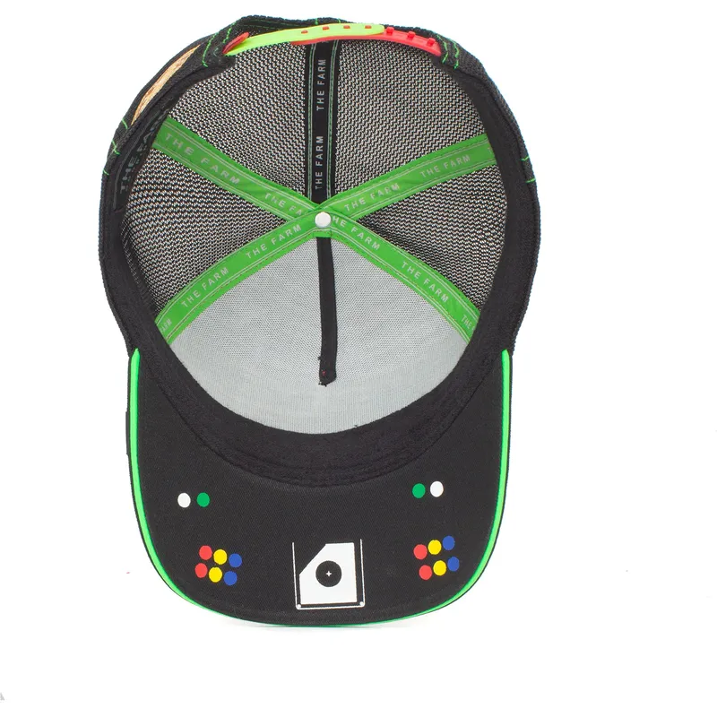 petten-gebogen-zwart-snapback-one-hundred-bug-blaster-the-farm-van-goorin-bros