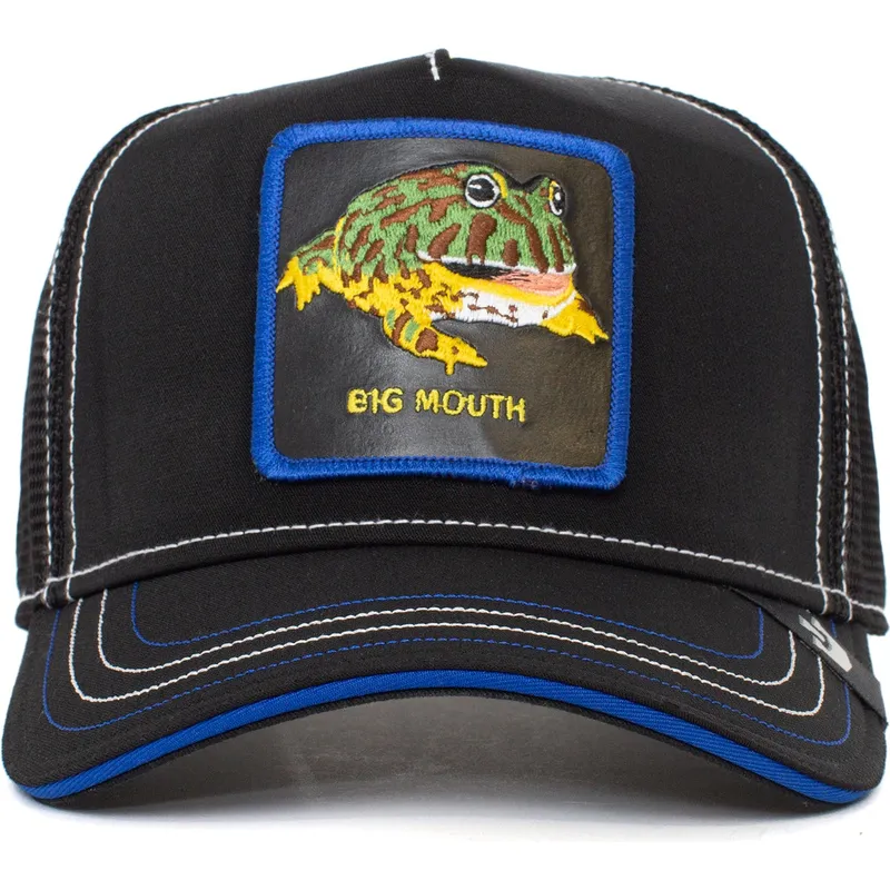 petten-gebogen-zwart-snapback-big-mouth-puck-yeah-the-farm-van-goorin-bros petten-gebogen-zwart-snapback-big-mouth-puck-yeah-the-farm-van-goorin-bros