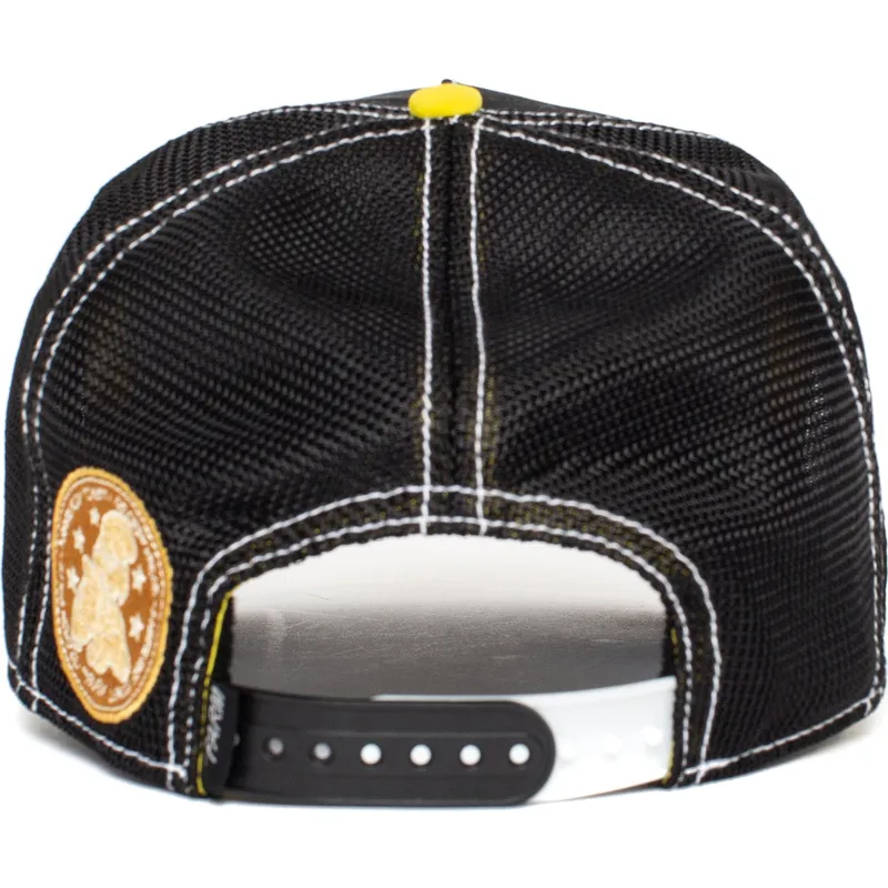 petten-gebogen-zwart-snapback-big-mouth-puck-yeah-the-farm-van-goorin-bros petten-gebogen-zwart-snapback-big-mouth-puck-yeah-the-farm-van-goorin-bros