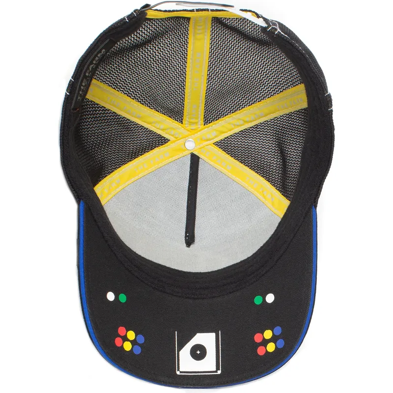 petten-gebogen-zwart-snapback-big-mouth-puck-yeah-the-farm-van-goorin-bros petten-gebogen-zwart-snapback-big-mouth-puck-yeah-the-farm-van-goorin-bros