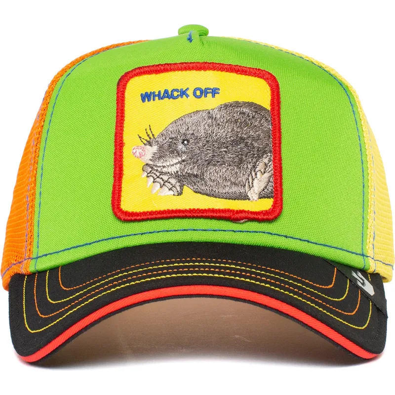 petten-gebogen-groen-snapback-whack-off-holey-moley-the-farm-van-goorin-bros